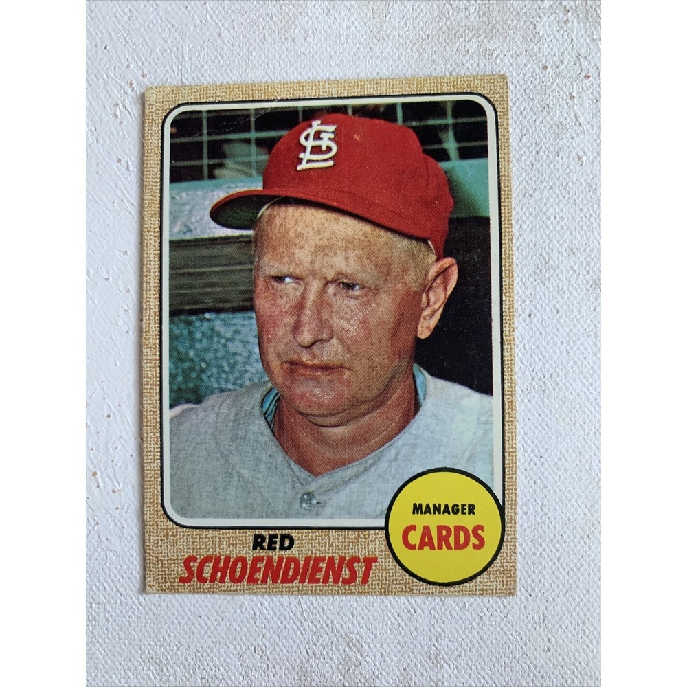 1968 Topps Set-Break #294 Red Schoendienst VG
